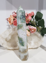 Load image into Gallery viewer, Moss-Agate-Tower-Stone-Moonlight-Crystals-Australia