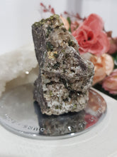 Load image into Gallery viewer, Epidote Crystal Specimen Stone 65mm 3 LOVELY LITTLE CRYSTALS