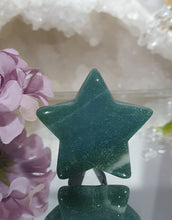 Load image into Gallery viewer, Star Car Clip Moss Agate Stone Crystal Carving Stone
Inspires Joy and Grounding
Lovely Star Moss Agate Crystal Car Clip. Decorative Clip for Car Vent.