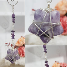 Load image into Gallery viewer, star-of-transition-crystal-energy-enhancer-ornament-hanger-ornament-sun catcher
