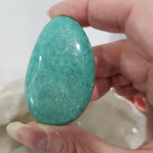 Load image into Gallery viewer, Amazonite Crystal Palm Stone