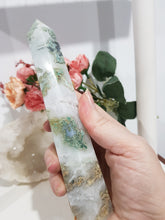 Load image into Gallery viewer, Moss-Agate-Tower-Stone-Moonlight-Crystals-Australia