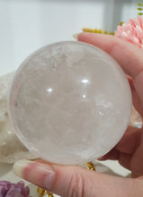 Load image into Gallery viewer, Quartz Sphere Crystal Carving Stone on Silver Stand
Inspires Magick, Purity & Spirituality
Stunning Quartz Crystal Sphere Carving Stone on silver stand. A must for any crystal collector