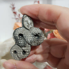 Load image into Gallery viewer, bat-silver-sheen-obsidian-crystal-carving-stone-moonlight-crystals-australia