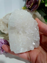 Load image into Gallery viewer, Quartz Crystal Cluster Stone. Inspires Power, Purity and Spirituality