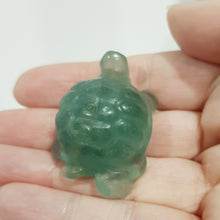 Load image into Gallery viewer, Turtle Fluorite Crystal Carving Stone 40mm 18
