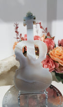 Load image into Gallery viewer, Guitar Agate Crystal Carving Stone on stand 120mm 1