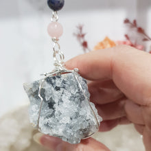 Load image into Gallery viewer, Divine-Guidance-Crystal-Energy-Enhancer-Apophyllite-Stone-Ornament-Hanger-Suncatcher-Moonlight-Crystals-Australia