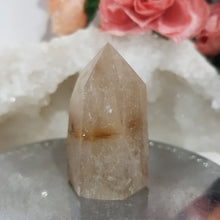 Load image into Gallery viewer, Golden Rutile in Quartz Crystal Point Stone 45mm 4 STUNNING!