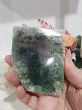 Load image into Gallery viewer, Moss-Agate-Slab-on-Stand-Crystal-Stone-Moonlight-Crystals-Australia