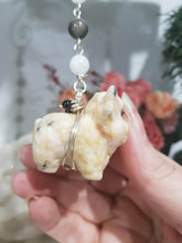 Load image into Gallery viewer, Mooo-ve-your-Energy-Energy-Zebra-Agate-Highland-Cow-Stone-Crystal-Energy-Enhancer-Hanger-ornament-suncatcher