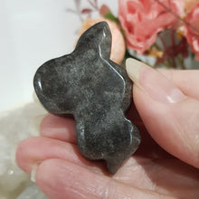 Load image into Gallery viewer, Snake Black Obsidian Animal Crystal Carving Stone 50mm 2
