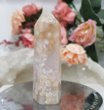 Load image into Gallery viewer, Flower-Agate-Point-Tower-Stone-Crystal-Moonlight-Crystals-Australia-for-sale-buy-now-Online-Crystal-Store