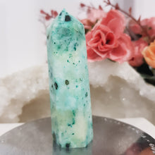 Load image into Gallery viewer, Phoenix Stone Crystal Point Tower Stone 75mm 4 STUNNING COLOUR