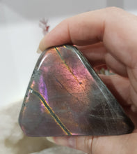 Load image into Gallery viewer, Labradorite Freeform Crystal Carving Stone 70mm 5 PURPLE LOVELY