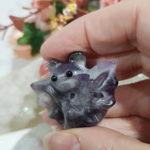 Load image into Gallery viewer, Bat Crystal Carving Amethyst Stone 45mm 3