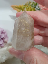 Load image into Gallery viewer, Golden Rutile Crystal Point Stone 34mm | Inspires Psychic Power & Amplifies Intuition