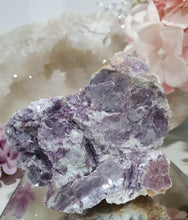 Load image into Gallery viewer, Lepidolite Raw Specimen Crystal Stone .
STONE OF TRANSITION
Beautiful Lepidolite raw crystal specimen stone. this is stunning. crystals embedded in stone so so lovely.
