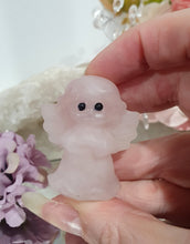 Load image into Gallery viewer, Angel Rose Quartz Crystal Carving Stone
Rose Quartz Inspires Unconditional Love
Gorgeous Rose Quartz Angel Crystal Carving.