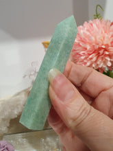 Load image into Gallery viewer, Amazonite Crystal Point Tower Stone.
INSPIRES HOPE
Lovely Amazonite crystal point tower.