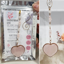 Load image into Gallery viewer, Unconditional-Love-Crystal-Energy-Enhancer-Rose-Quartz-Stone-Crystal-Energy-Enhancer-Moonlight-Crystals-Australia-Suncatchers-Australia