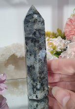 Load image into Gallery viewer, Lavakite Crystal Point Tower Stone.
INSPIRES PROTECTION AND GROUNDING
Lovely Lavakite point tower.