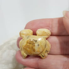 Load image into Gallery viewer, CRAB Crazy Lace Agate Crystal Carving 30mm 1 SO CUTE!