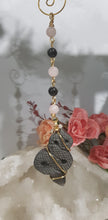 Load image into Gallery viewer, Serpent-of-Transformation-Energy-Black-Obsidian-Snake-Stone-Crystal-Energy-Enhancer-Hanger-ornament-suncatcher