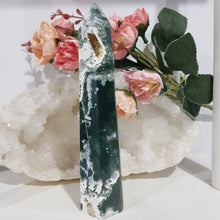 Load image into Gallery viewer, Moss-Agate-Tower-Stone-Moonlight-Crystals-Australia