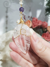 Load image into Gallery viewer, Feather-Of-An-Angel-Crystal-Energy-Enhancer-Stone-Quartz-Hanger-Suncatcher-Ornament