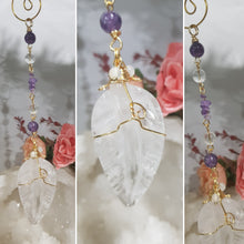 Load image into Gallery viewer, Feather-Of-An-Angel-Crystal-Energy-Enhancer-Stone-Quartz-Hanger-Suncatcher-Ornament