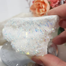 Load image into Gallery viewer, crystal-creature-titanium-aura-quartz-carving-stone