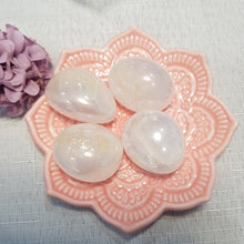 Load image into Gallery viewer, Titanium Aura Quartz White Crystal Tumble Stone 25mm - 30mm