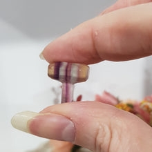 Load image into Gallery viewer, thor hammer fluorite crystal carving