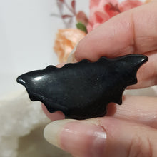 Load image into Gallery viewer, Bat Black Obsidian Animal Crystal Carving Stone 50mm 1
