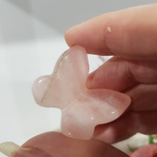 Load image into Gallery viewer, rose quartz butterfly