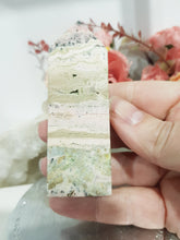 Load image into Gallery viewer, Rhodochrosite Crystal Tower Stone 80mm 1 LIGHTER IN COLOUR