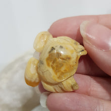 Load image into Gallery viewer, CRAB Crazy Lace Agate Crystal Carving 30mm 1 SO CUTE!