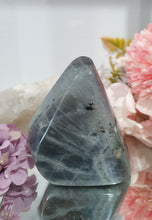 Load image into Gallery viewer, Labradorite Freeform Crystal Carving
Inspires Transformation and Inner Strength
Lovely Labradorite freeform Crystal Carving stone.