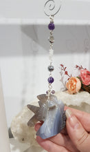 Load image into Gallery viewer, Magical-Unicorn-crystal-energy-enhancer-Agate-stone-suncatcher-ornament-hanger
