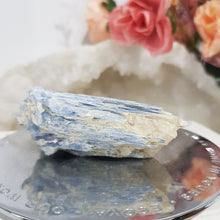 Load image into Gallery viewer, Blue Kyanite Crystal Raw Rough Stone 60mm 3