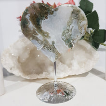 Load image into Gallery viewer, Moss-Agate-Heart-Crystal_Carving-Stone-Moonlight-Crystals-Australia