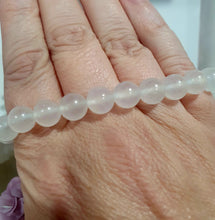 Load image into Gallery viewer, Beautiful POWERHEALER Crystal Beaded Bracelet. Amethyst, Rose Quartz, Quartz & Hematite. 8mm