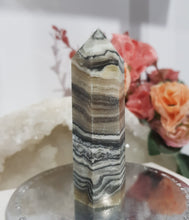 Load image into Gallery viewer, chocolate-calcite-crystal-tower-point