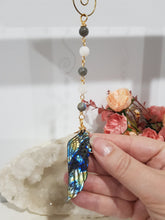 Load image into Gallery viewer, Feather-of-an-Angel-Crystal-Energy-Enhancer-Suncatcher-Hanger-Ornament-Labradorite-Stone-Moonlight-Crystals-Australia