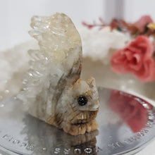 Load image into Gallery viewer, Squirrel Quartz Cluster Crystal Carving 50mm 1