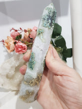Load image into Gallery viewer, Moss-Agate-Tower-Stone-Moonlight-Crystals-Australia