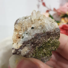 Load image into Gallery viewer, Epidote Crystal Specimen Stone 60mm 2 GORGEOUS CRYSTALS