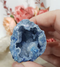 Load image into Gallery viewer, Agate-Geode-Blue-Dyed-Cave-Tower-Stone-Crystal-Moonlight-Crystals-Australia