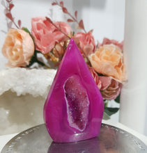 Load image into Gallery viewer, Pink-Agate-Flame-Carving-Stone-Crystal-Moonlight-Crystals-Australia